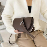 Retro Ladies Crossbody Bag Handbags High Leather Shoulder Bags for Women