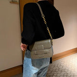 Small Chain Crossbody Bag for Women Flap Handbag