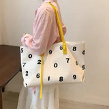 Casual Tote Bags for Women Leather Large-capacity Handbag Female Shoulder Bags