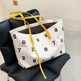 Casual Tote Bags for Women Leather Large-capacity Handbag Female Shoulder Bags