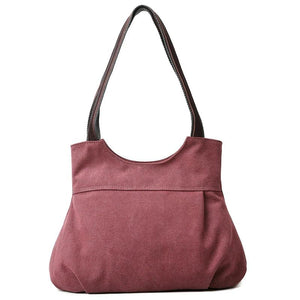 Small Canvas Shoulder Bags Environmental Protection Tote Shopping Bag