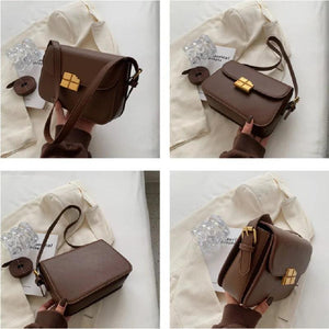 Small Square Bag Retro Armpit Handbag Crossbody Totes