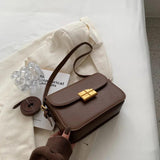 Small Square Bag Retro Armpit Handbag Crossbody Totes
