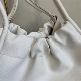 Large-capacity Leather Shoulder Bag Women's Casual Travel Tote Vintage Handbag