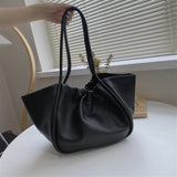 Large-capacity Leather Shoulder Bag Women's Casual Travel Tote Vintage Handbag