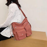 Casual Nylon Women Shoulder Bag Large Capacity Messenger Crossbody Bag