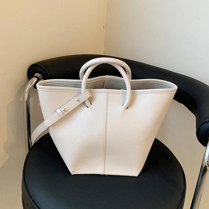 Vintage Women Top-handle Bag Crossbody Bags Large Tote Female Leather