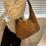 Women's Solid Shoulder Bags Large Shopper Tote Bag