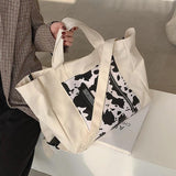 Canvas Handbags Women Bags Lady Travel Shoulder Bags Large Capacity Tote Bag