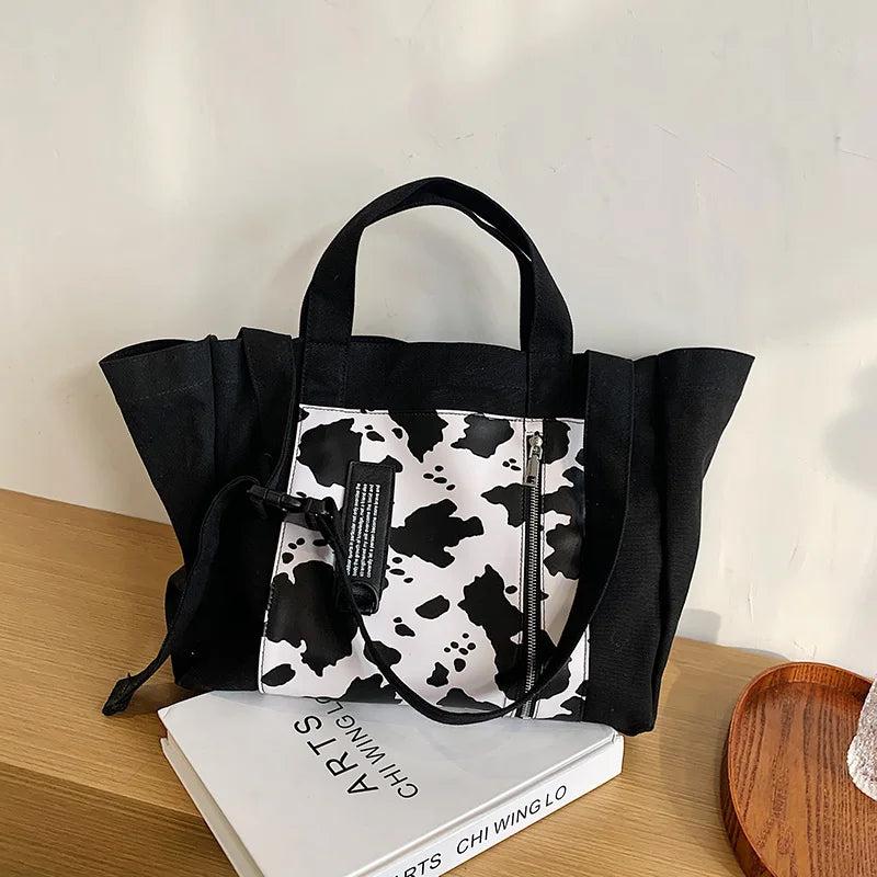 Canvas Handbags Women Bags Lady Travel Shoulder Bags Large Capacity Tote Bag