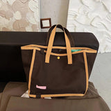 Canvas Shoulder Bag Women Handbags Travel Shopping Girl Student Large Totes