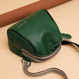 Leather Women Handbag High Capacity Shoulder Bag