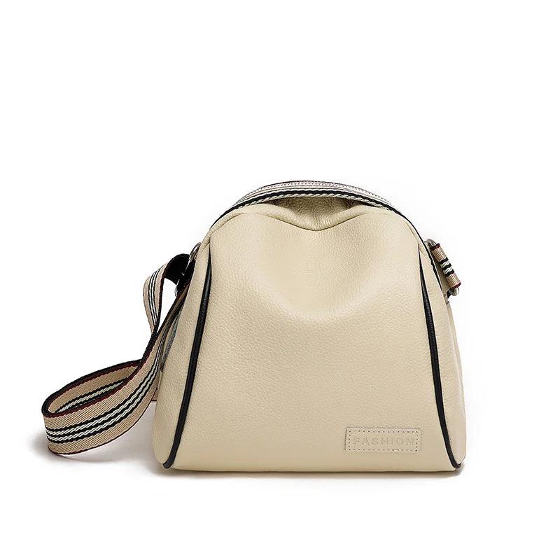 Leather Women Handbag High Capacity Shoulder Bag