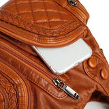 Soft Leather Handbag Women Shoulder Bag High Female Crossbody Bag