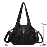 Soft Leather Handbag Women Shoulder Bag High Female Crossbody Bag