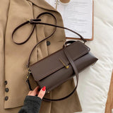 Retro Shoulder Bag Female Crossbody Flap Bag for Girls