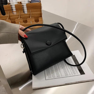 Leather Messenger Bag for Women Flap Shoulder Bag