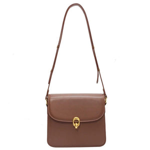 Vintage Small Leather Crossbody Bag for Women