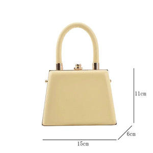 Green Leather Crossbody Shoulder Bag for Women Vintage Sac