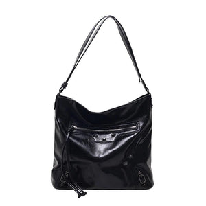 Retro PU Leather Shoulder Bag Women Crossbody Travel Tote