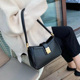 Stylish PU Leather Shoulder Bag for Women Small Handbag