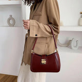 Stylish PU Leather Shoulder Bag for Women Small Handbag