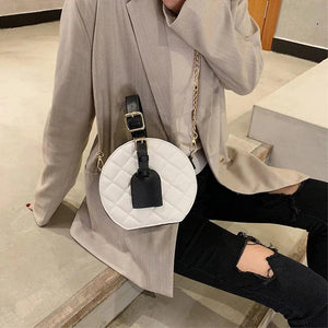 Mini PU Crossbody Bag for Women Chain Handbag