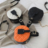 Mini PU Crossbody Bag for Women Chain Handbag