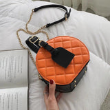 Mini PU Crossbody Bag for Women Chain Handbag