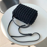Foamflower Small Box Handbag for Women Crossbody Shoulder Bag