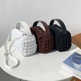 Foamflower Small Box Handbag for Women Crossbody Shoulder Bag