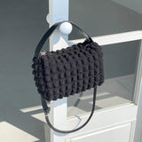 Foamflower Small Box Handbag for Women Crossbody Shoulder Bag