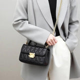 Shoulder Chains Bags Women Handbags Quilted Leather Crossbody Bag