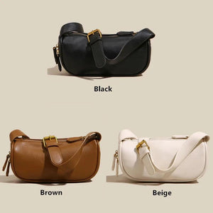 Minimalist PU Leather Shoulder Bag for Women