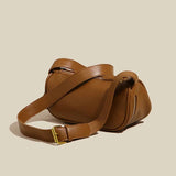 Minimalist PU Leather Shoulder Bag for Women