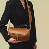 Minimalist PU Leather Shoulder Bag for Women