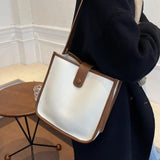 Soft Leather Crossbody Bag All Match Messenger Bag Solid Ladies Handbags