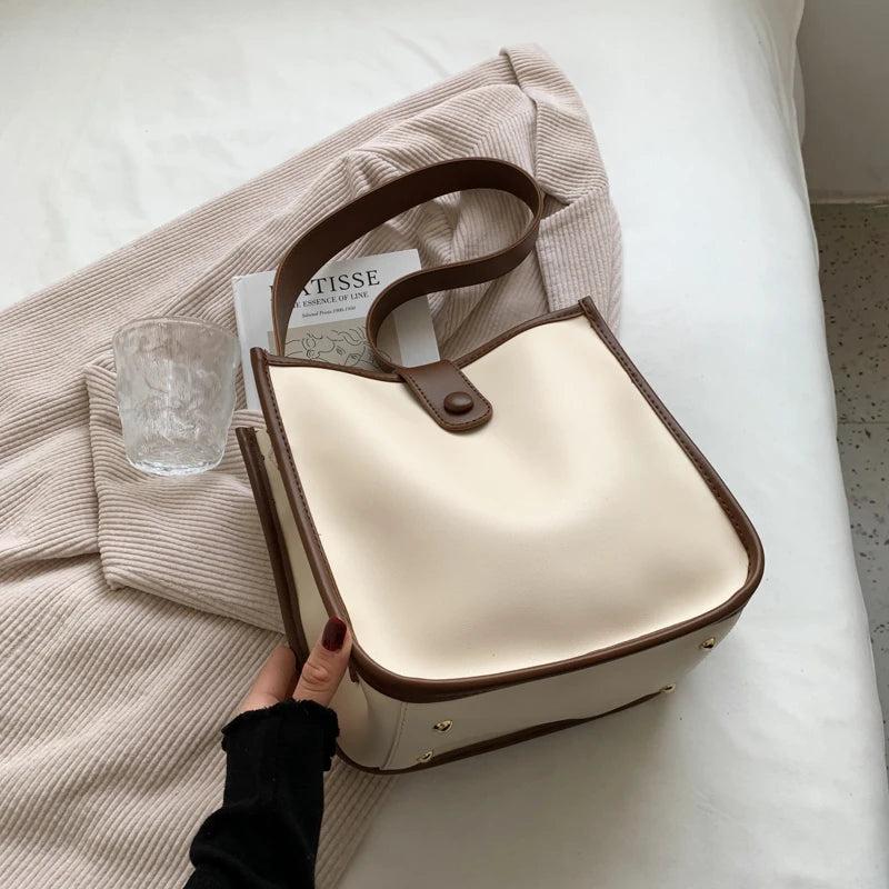 Soft Leather Crossbody Bag All Match Messenger Bag Solid Ladies Handbags