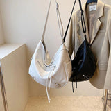 Vintage Women Leather Shoulder Bag Large Capacity Soft Travel Crossbody Bags