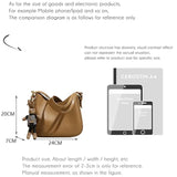 Minimalist Solid Women's Handbag Plush Rabbit Shoulder Bag