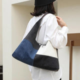 Canvas Hobo Bag Shoulder Bag Women Large Capacity Handbag
