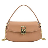 High Leather Shoulder Bag Crossbody Flap Messenger Sac