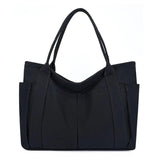 Japanese Style Canvas Shoulder Bag Large Capacity Tote Purse