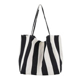 Casual Women Shopper Canvas Tote Bag Large Capacity Shoulder Bag