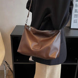 Women's Soft Leather Crossbody Bag Casual Handbag Messenger Bag