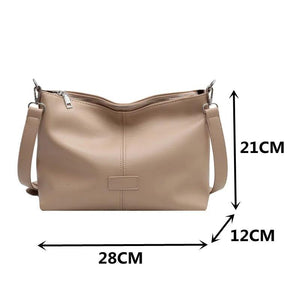 Women's Leather Crossbody Bag Casual Shoulder Handbag
