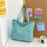 Nylon Tote Bag for Women with Zip Closure, Large Capacity Shopper Handbag