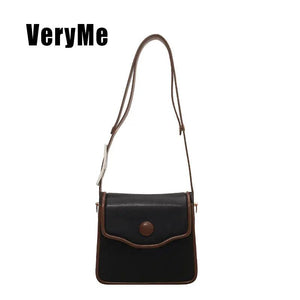 Shoulder Strap Square Bag Messenger Bag Retro One-Shoulder Bag