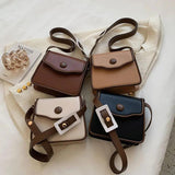 Shoulder Strap Square Bag Messenger Bag Retro One-Shoulder Bag