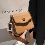 Shoulder Strap Square Bag Messenger Bag Retro One-Shoulder Bag